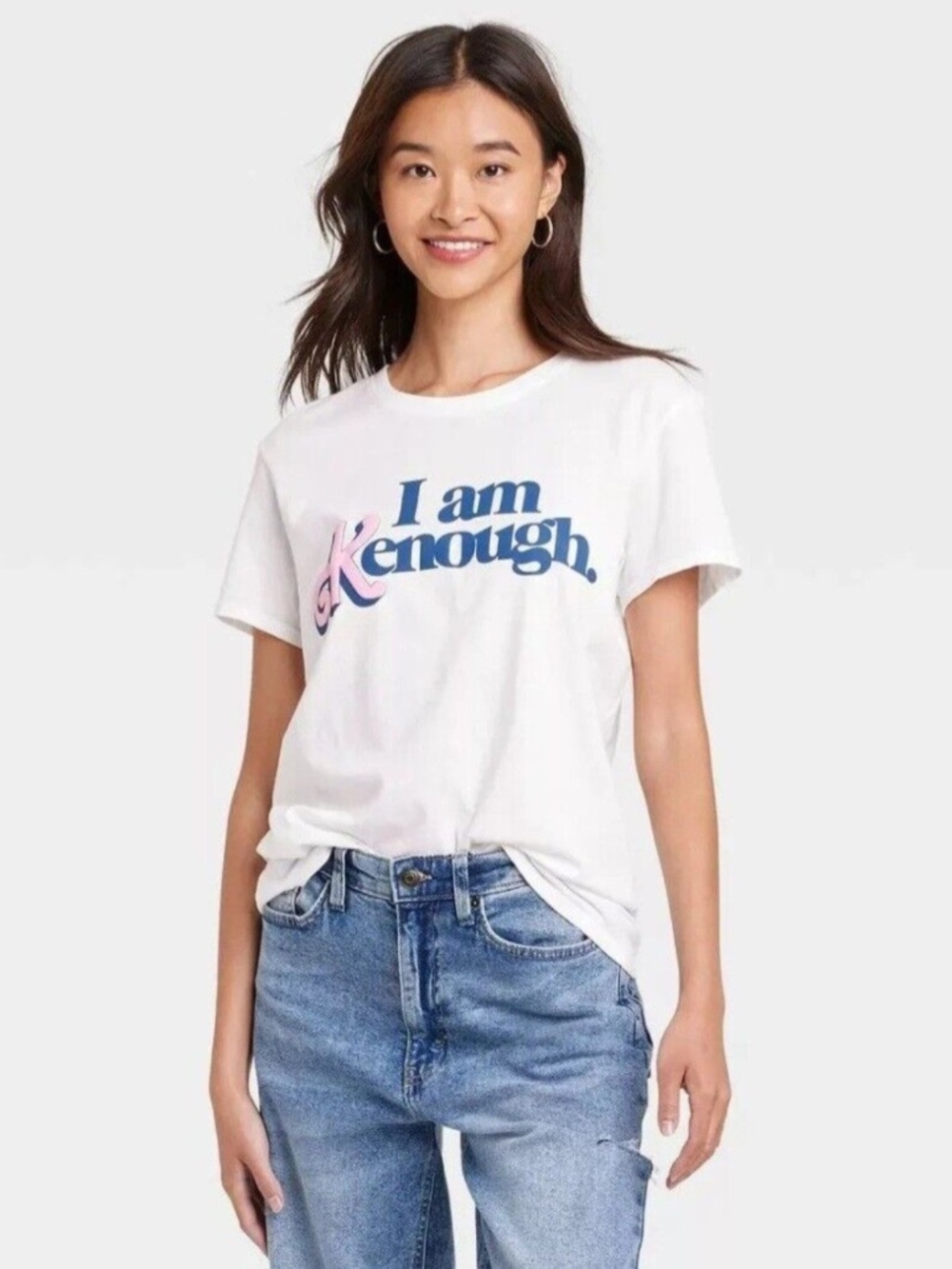 Barbie I Am Kenough White T-Shirt Medium